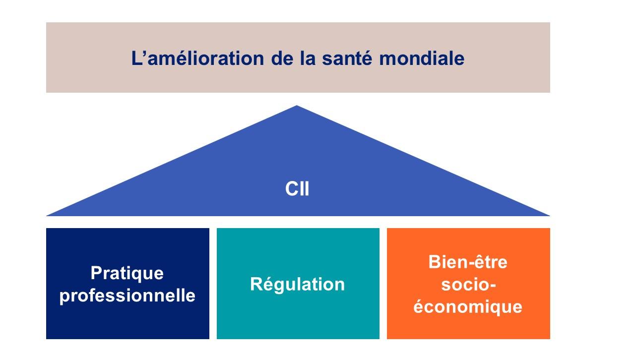 Schéma de l'amélioration de la santé mondiale