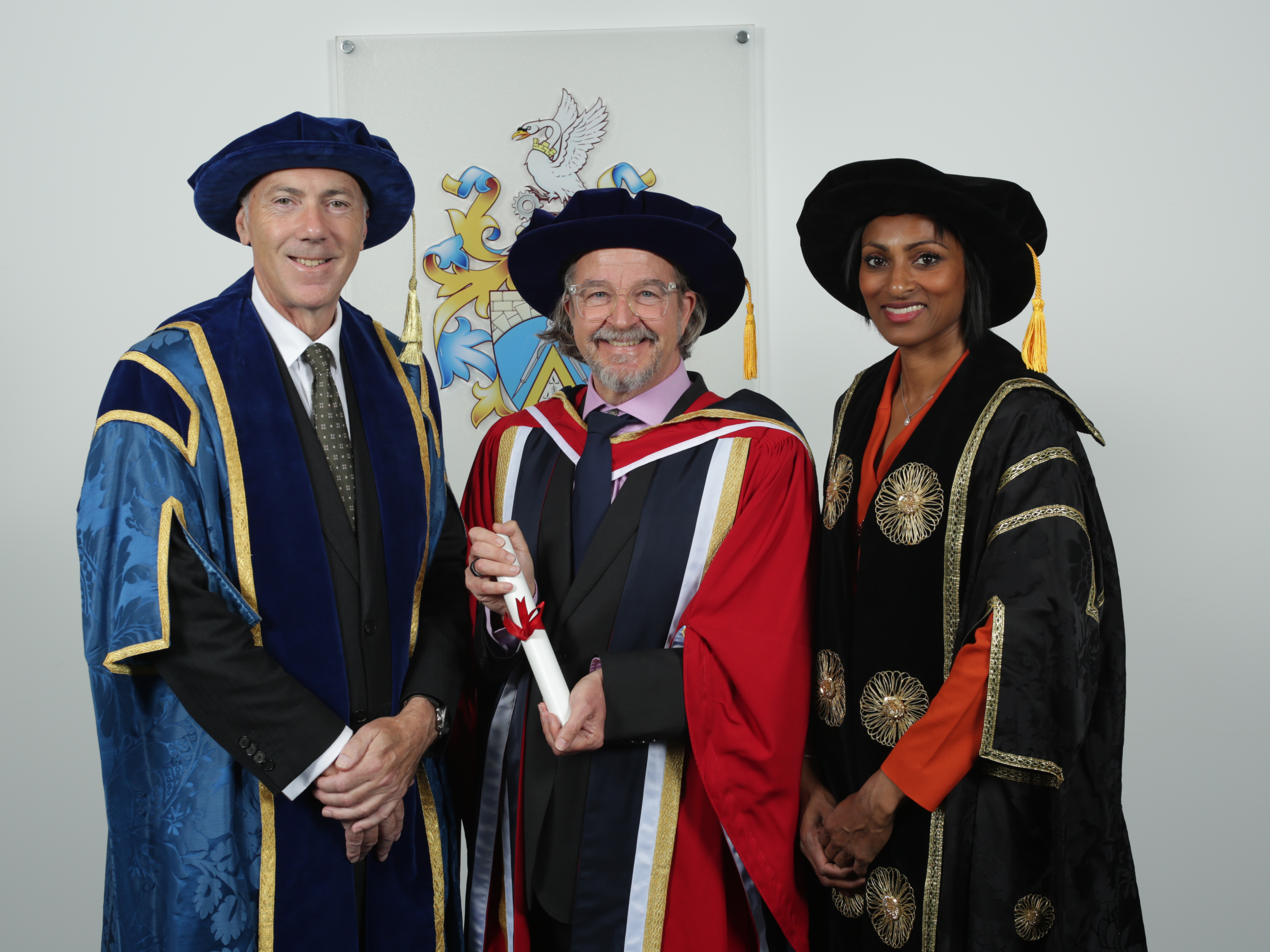HC receives Brunel University Honorary Doctorate