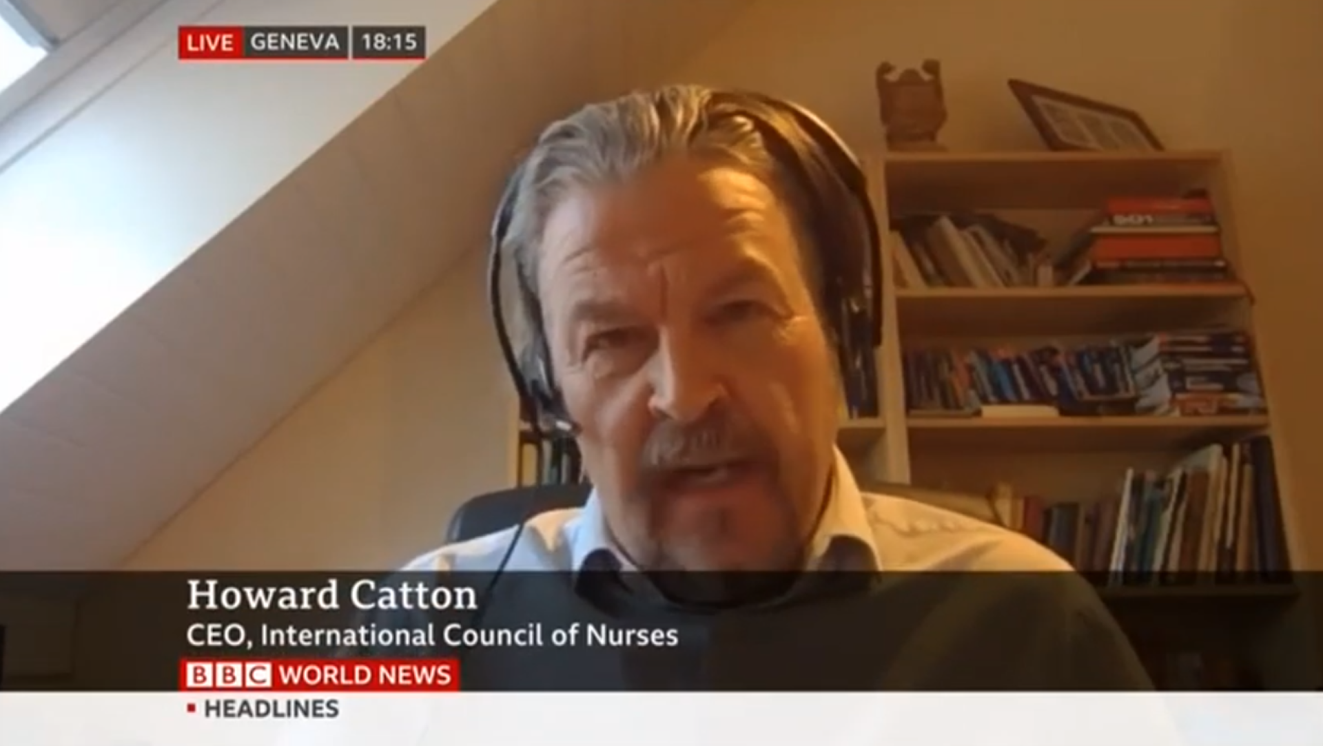 ICN tells BBC World News viewers: Rising rate in COVID-19 infection ...