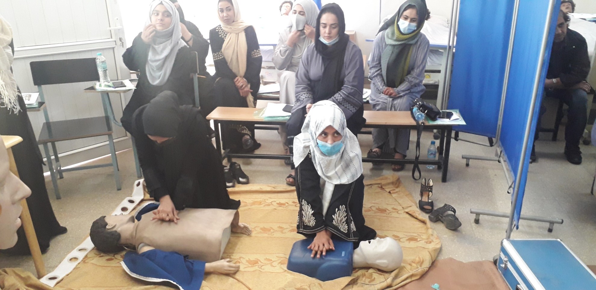 Afghanistan nurses BLS Training