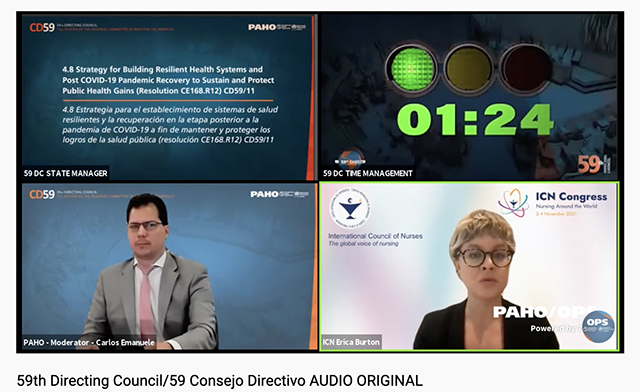 PAHO intervention