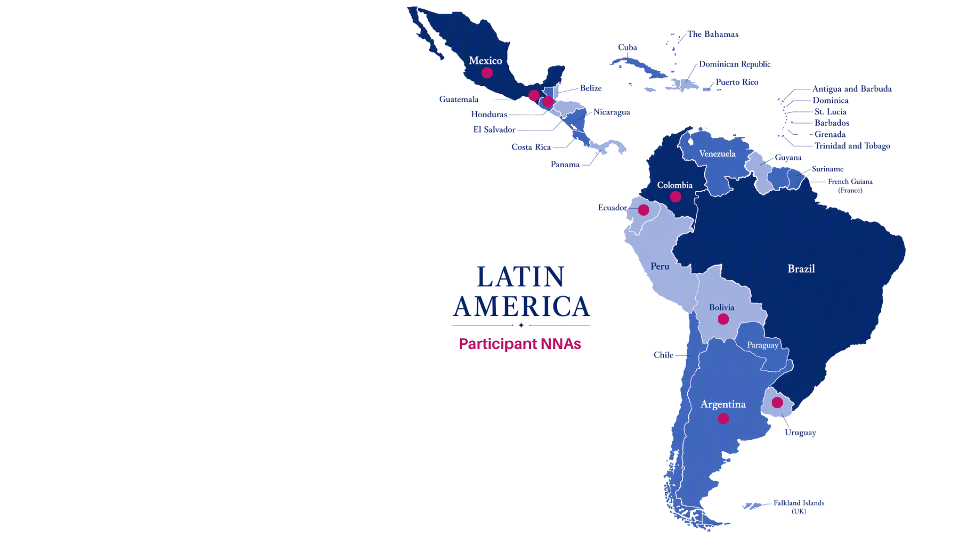 ODENNA LatAm map